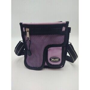 MUDD Y2K Light Purple Multi Pocket Travel Makeup Orgnize Adjustable Strap Purse